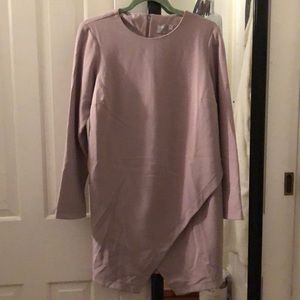 ASOS tulip skirt dress with slit sleeves